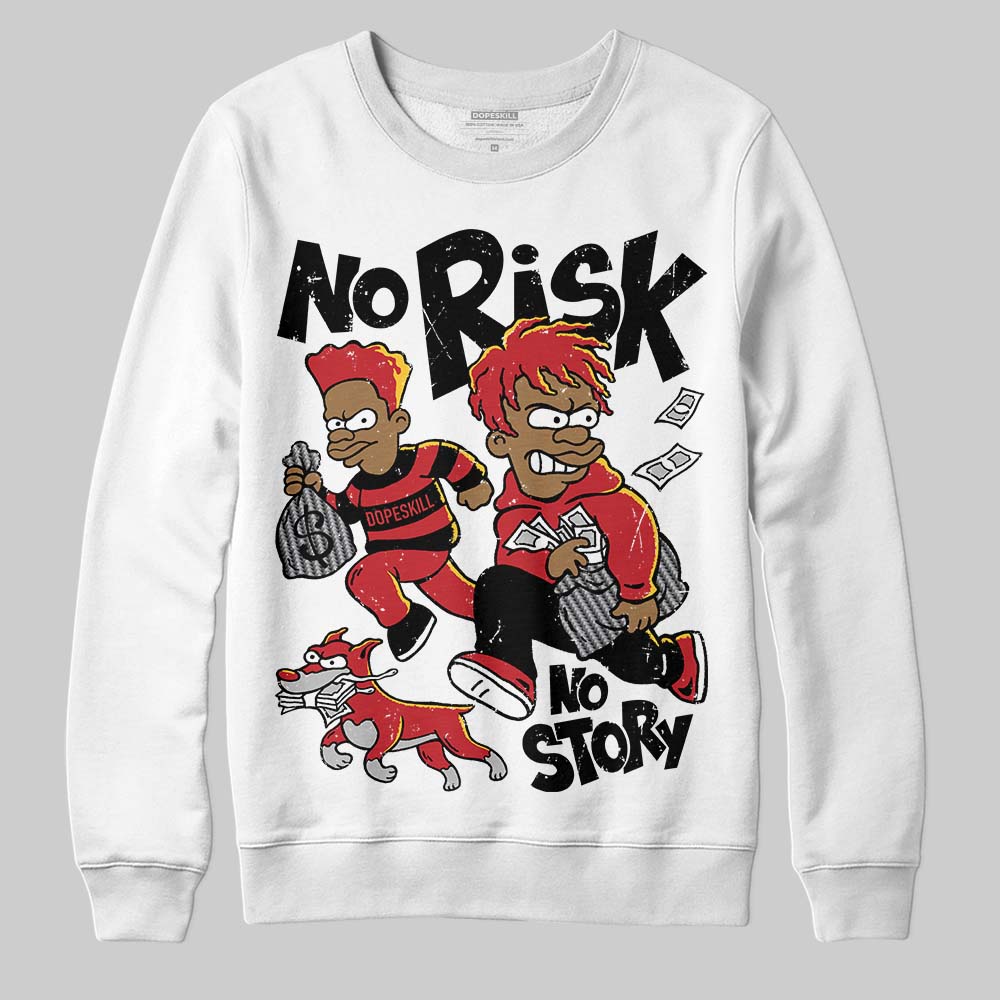 Ferrari 14s superstreetwear Sweatshirt No Risk No Story Graphic