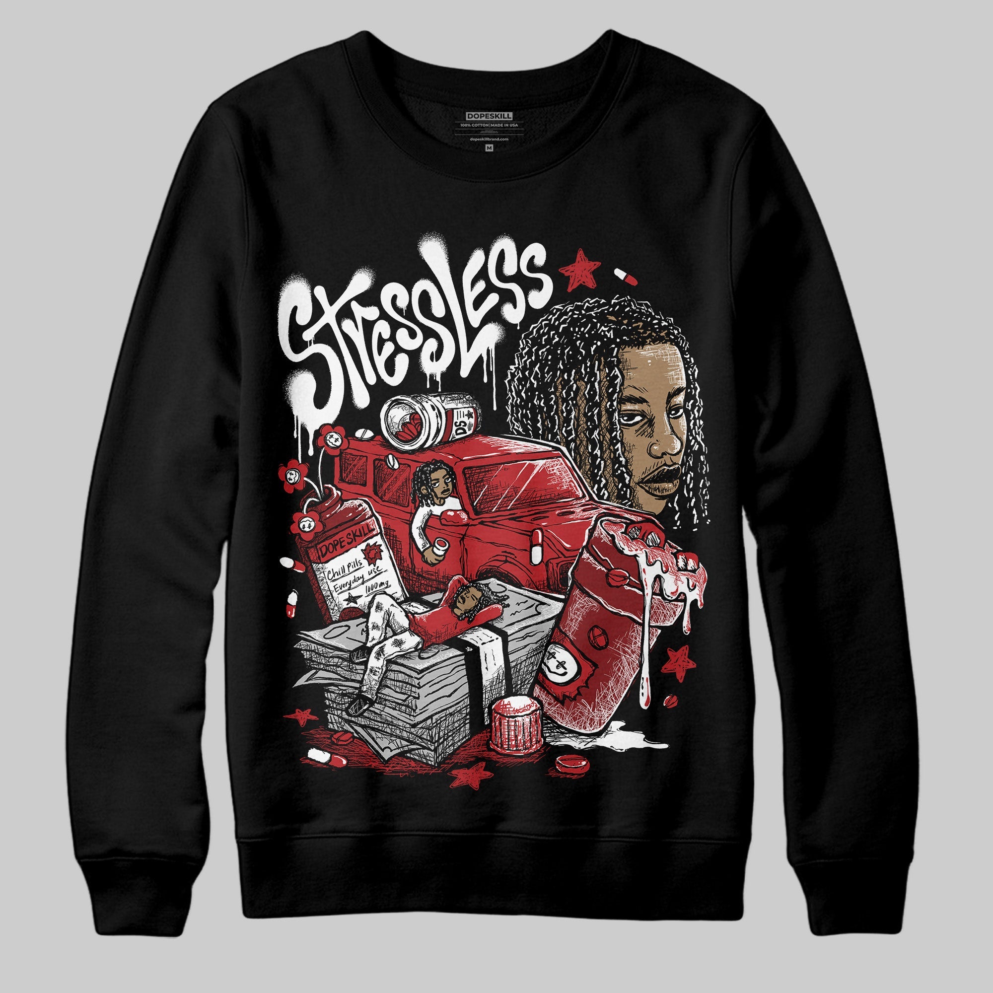 Flu Game 12s superstreetwear Sweatshirt Stressless Graphic