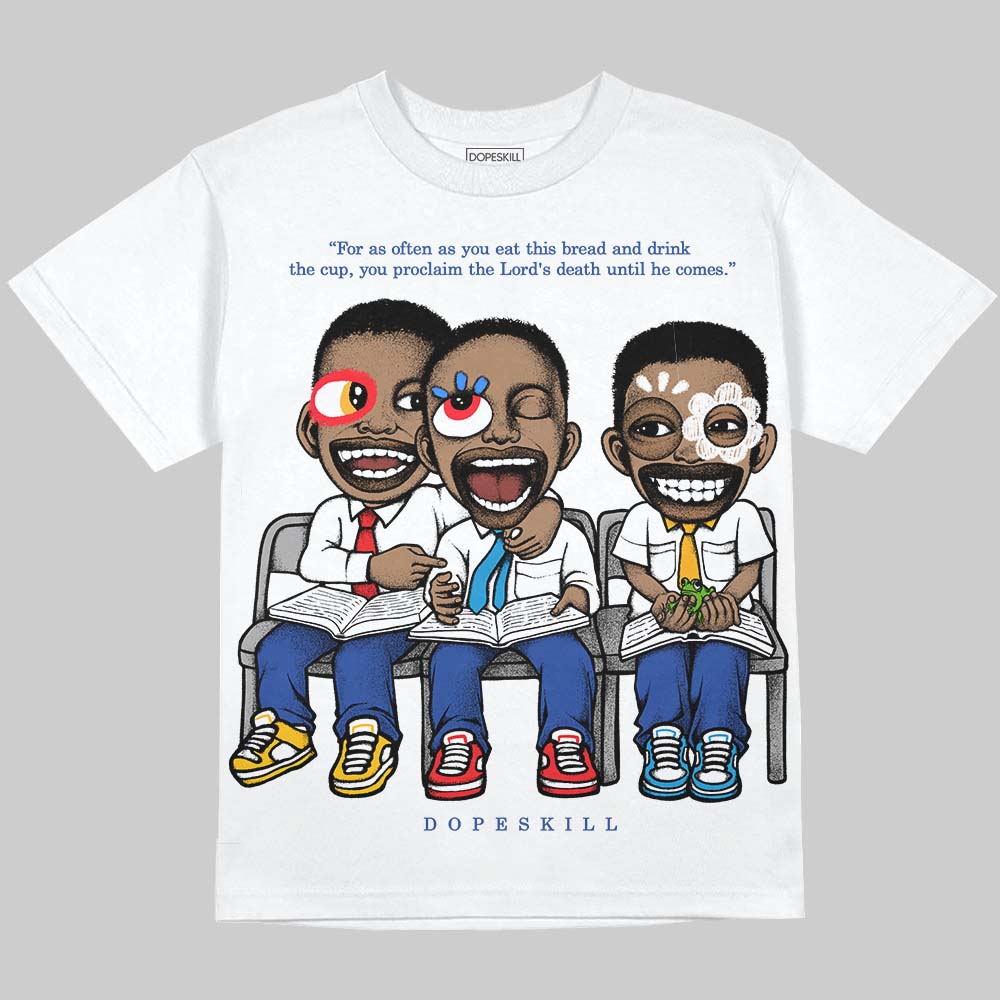 Royal Blue Collection superstreetwear Oversize Print T-Shirt First Sunday Graphic