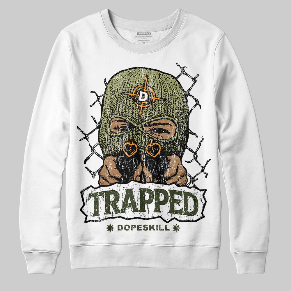Olive Collection superstreetwear Sweatshirt New Trapped Graphic