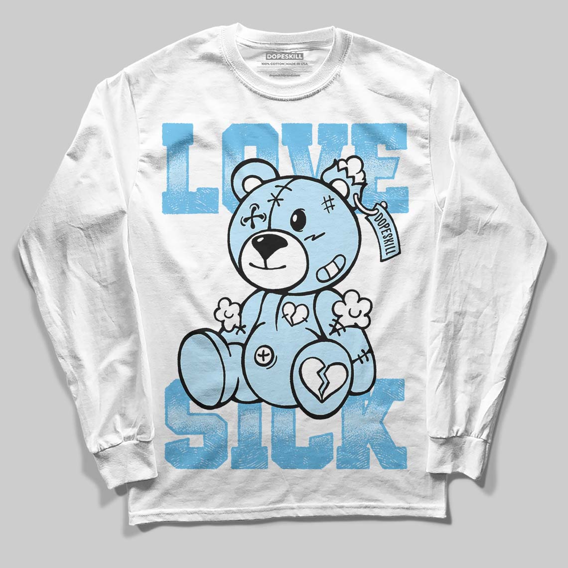Legend Blue 11s superstreetwear Long Sleeve T-Shirt Love Sick Graphic