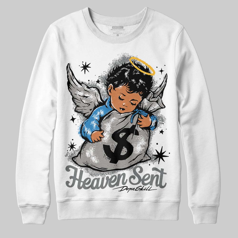 Cool Grey 9s superstreetwear Sweatshirt Heaven Sent Graphic