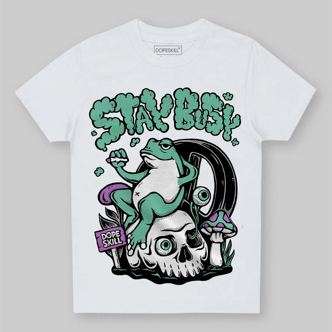 Green Glow 3s superstreetwear Toddler Kids T-shirt Stay Busy Graphic