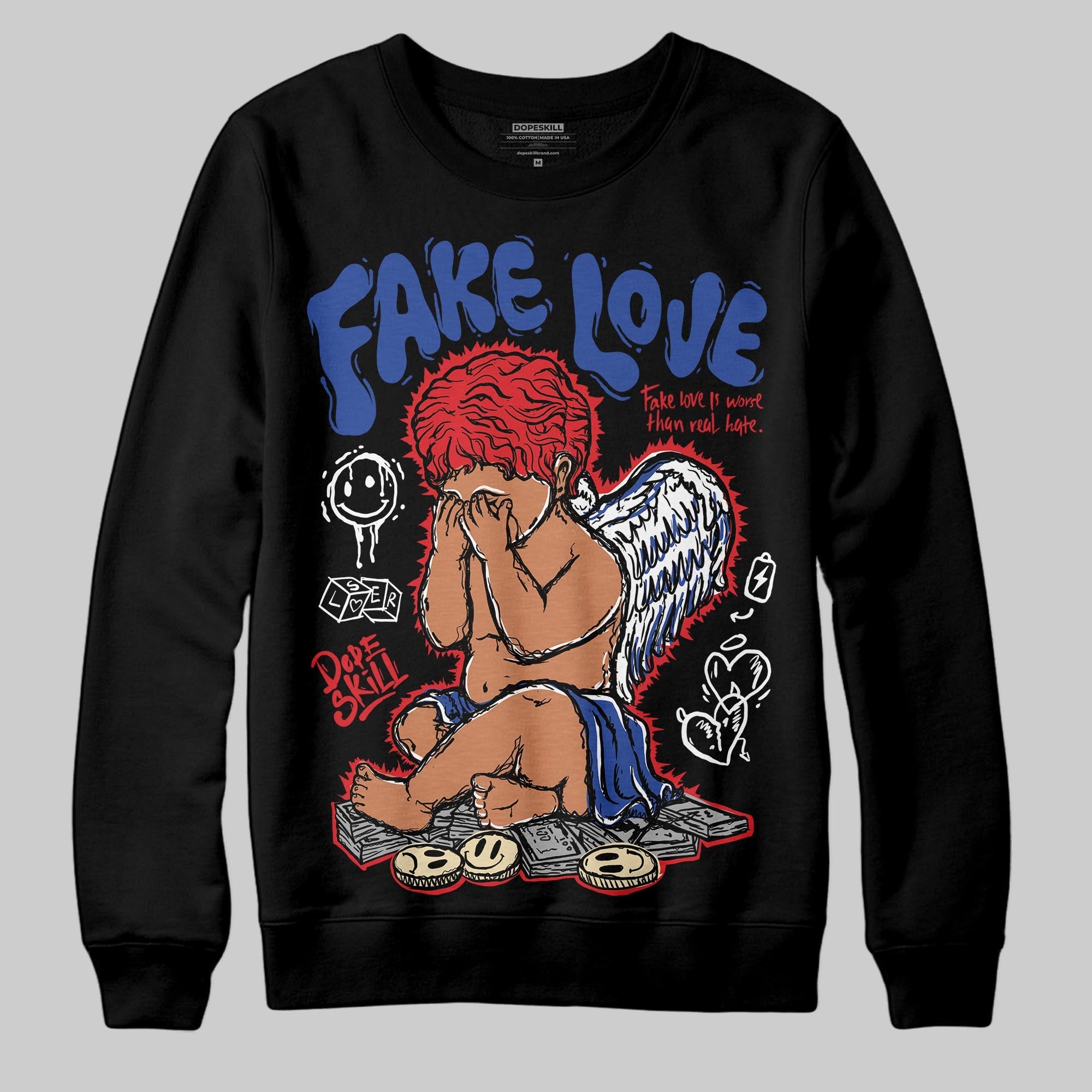 Seoul 2.0 3s superstreetwear Sweatshirt False Love Graphic