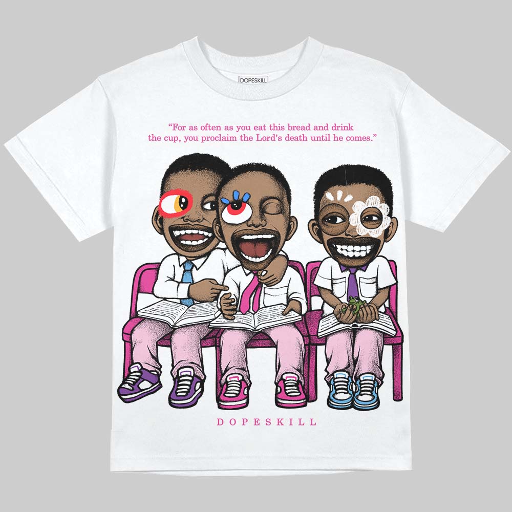 Pink Collection superstreetwear Oversize Print T-Shirt First Sunday Graphic