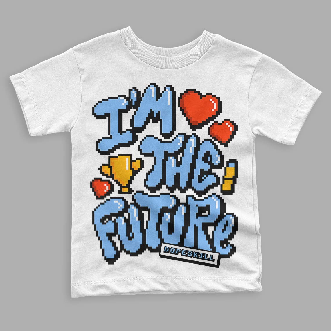 Powder Blue 9s superstreetwear Toddler Kids T-shirt I'm The Future Graphic