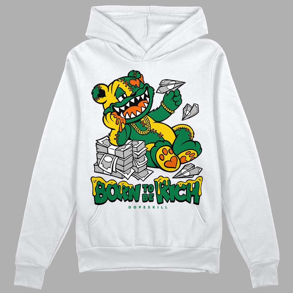 Green Collection superstreetwear Hoodie Sweatshirt Born To Be Rich Graphic