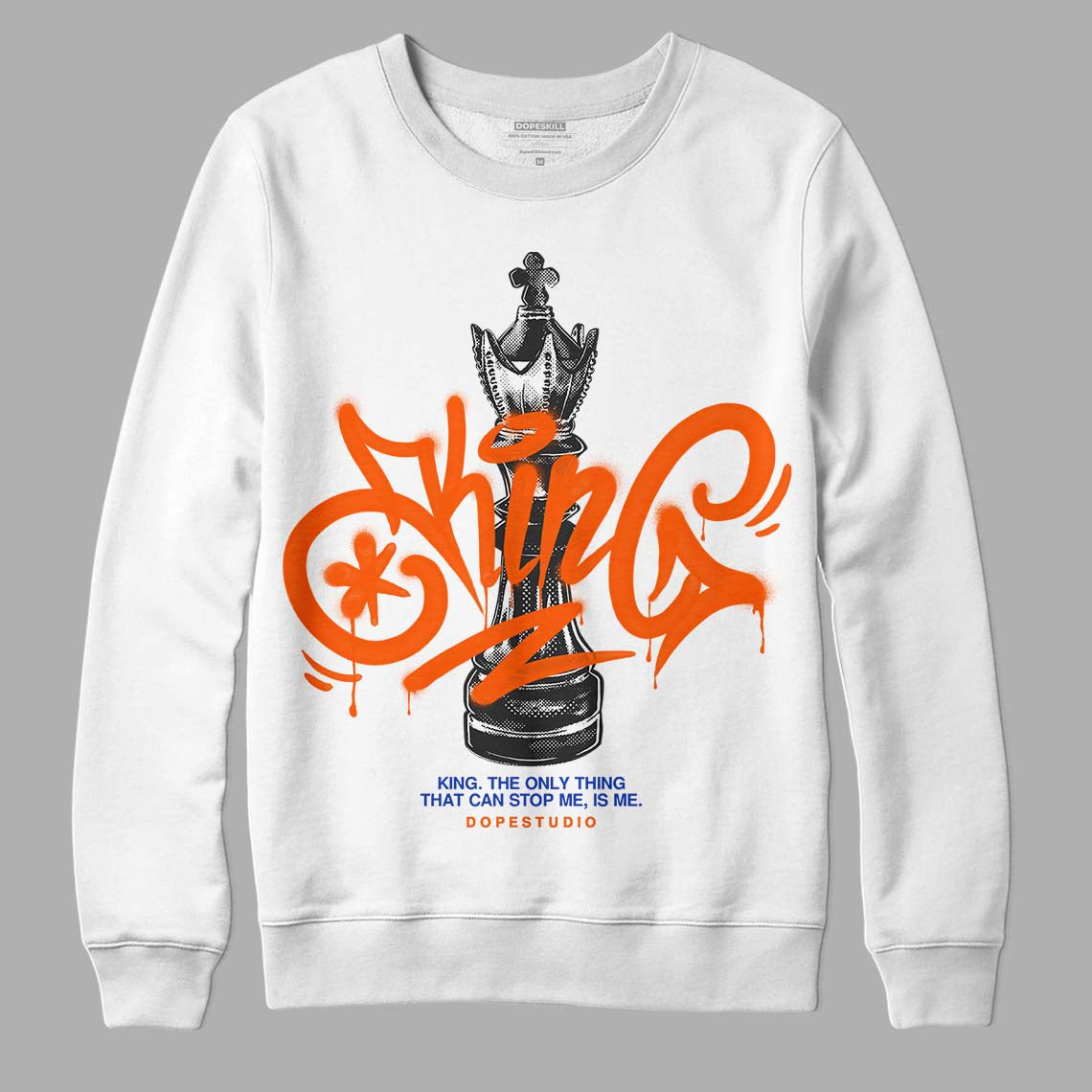 Dunk Low Futura Orange Blaze superstreetwear Sweatshirt King Chess Graphic