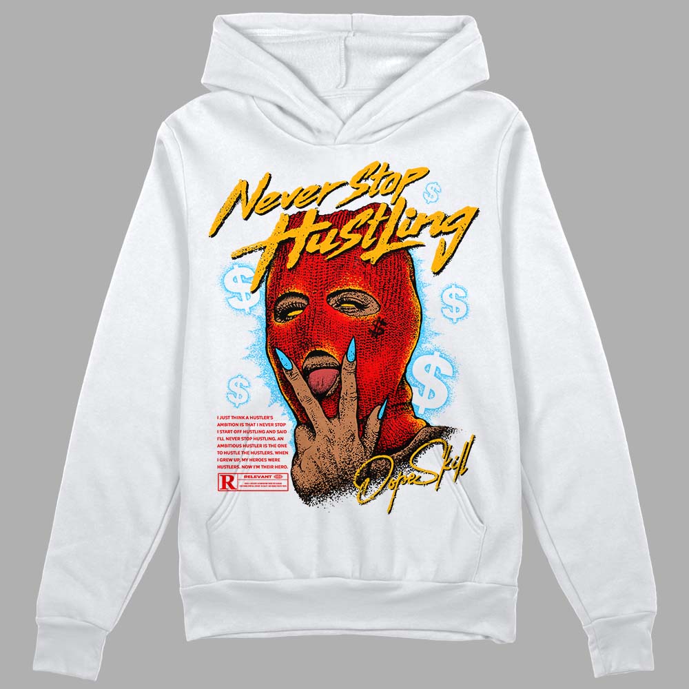 Red Collection superstreetwear Hoodie Sweatshirt Never Stop Hustling Graphic