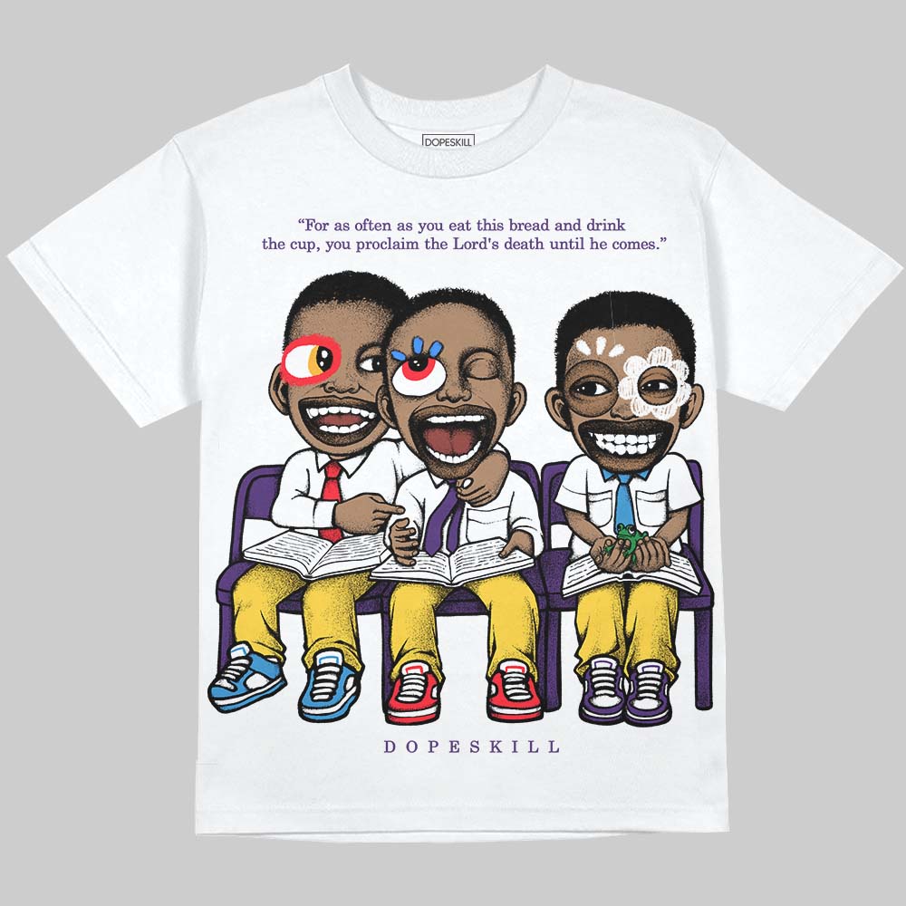 Field Purple 12s superstreetwear Oversize Print T-Shirt First Sunday Graphic