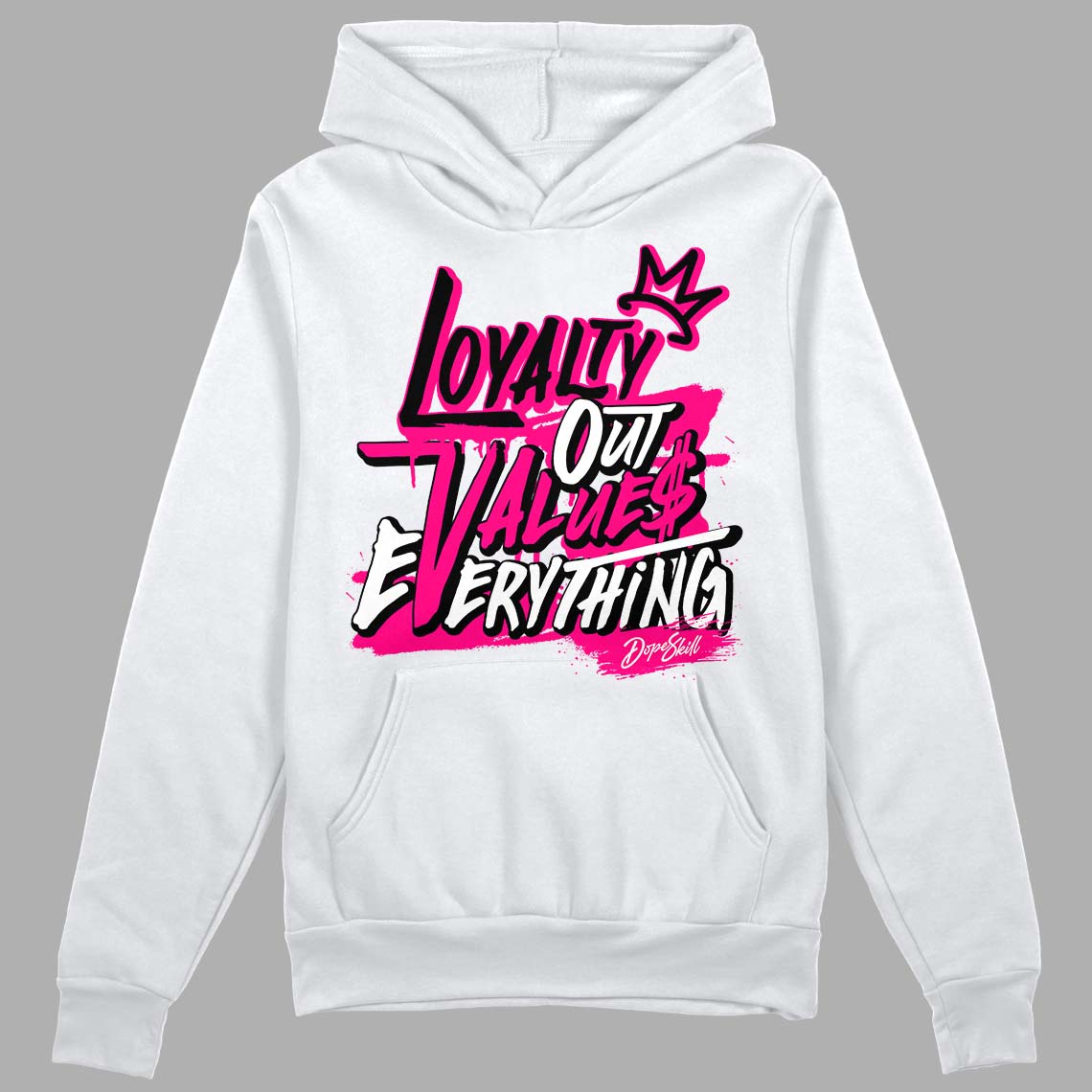 Fierce Pink 1s superstreetwear Hoodie Sweatshirt LOVE Graphic