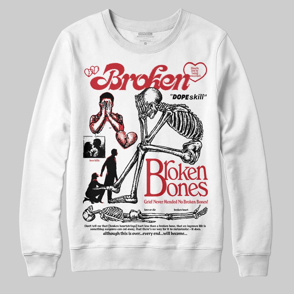 Ruby 1s superstreetwear Sweatshirt Broken Bones Graphic