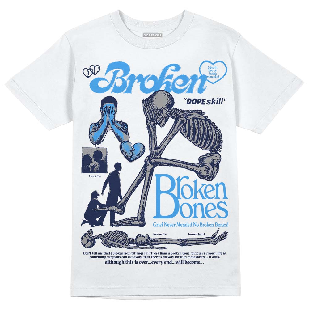 Midnight Navy 3s superstreetwear T-Shirt Broken Bones Graphic