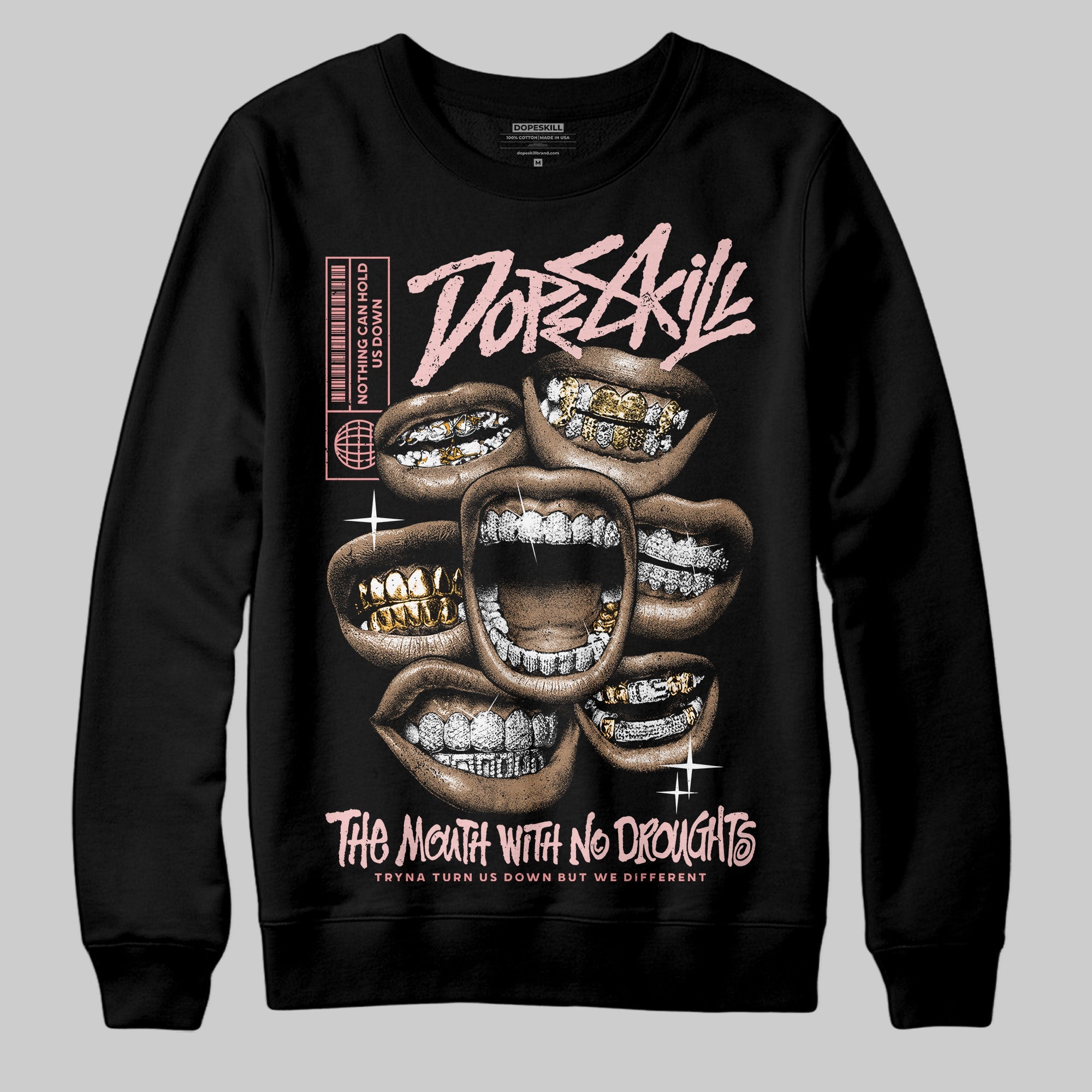 VALENTINE'S Day 3s superstreetwear Sweatshirt The Mouth With No Droughts Graphic