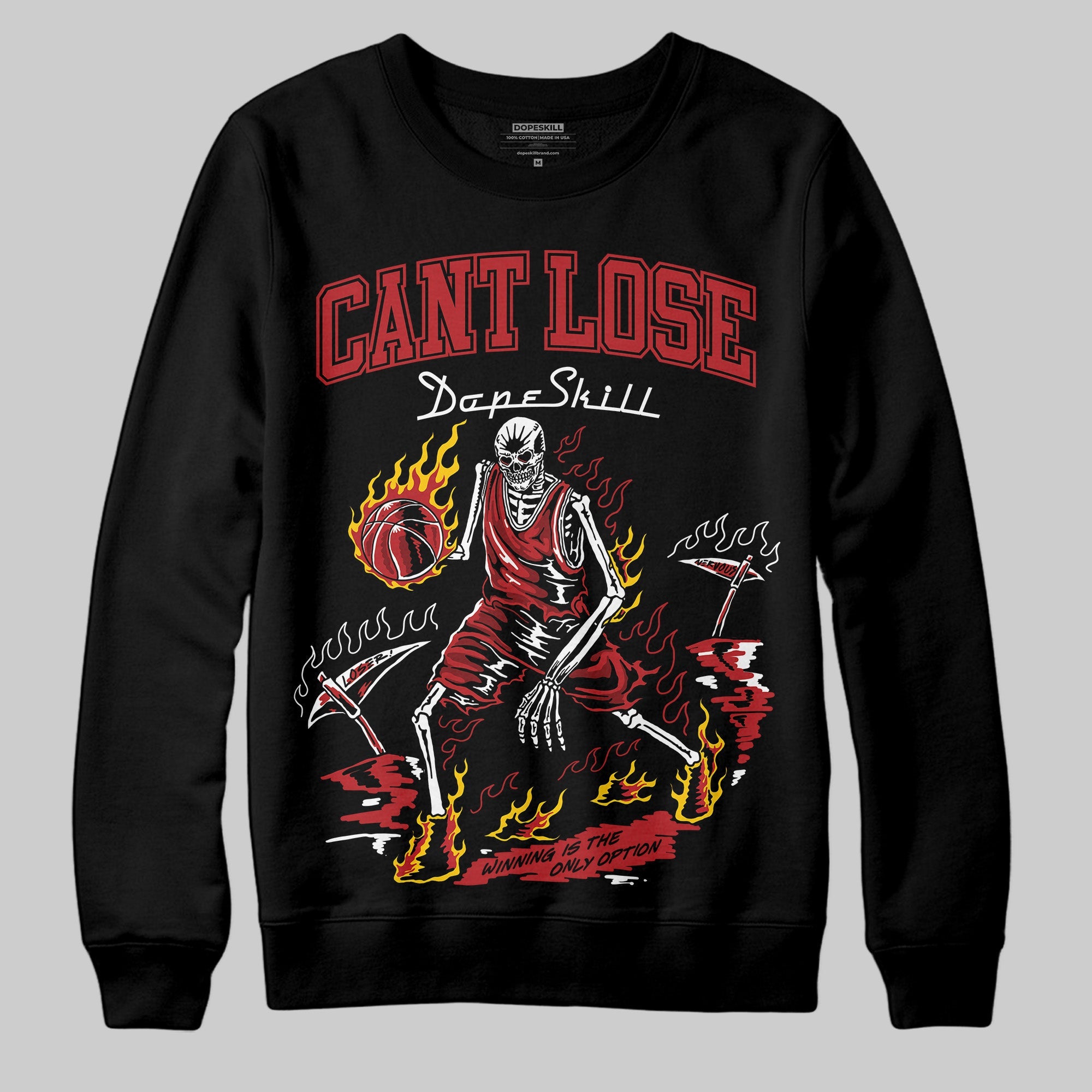 Flu Game 12s superstreetwear Sweatshirt Cant Lose Graphic