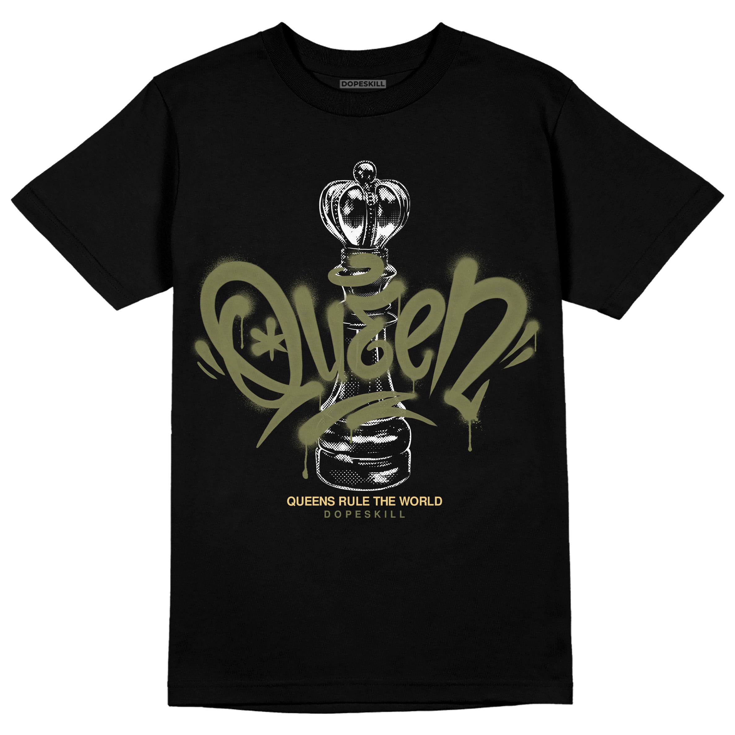 Craft Olive 4s superstreetwear T-Shirt Queen Chess Graphic
