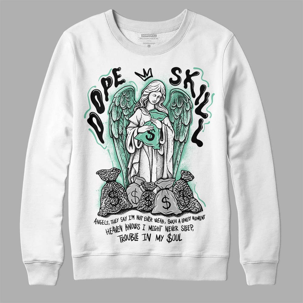 Green Glow 3s superstreetwear Sweatshirt Angels Graphic