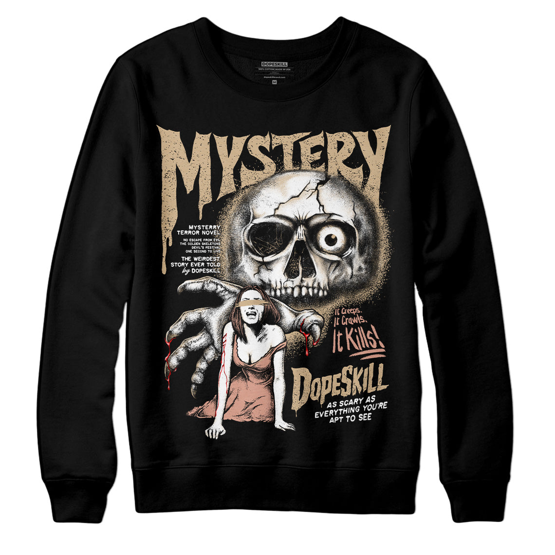 TAN Collection superstreetwear Sweatshirt Mystery Ghostly Grasp Graphic