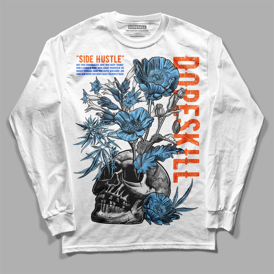 Dunk Low Futura University Blue superstreetwear Long Sleeve T-Shirt Side Hustle Graphic