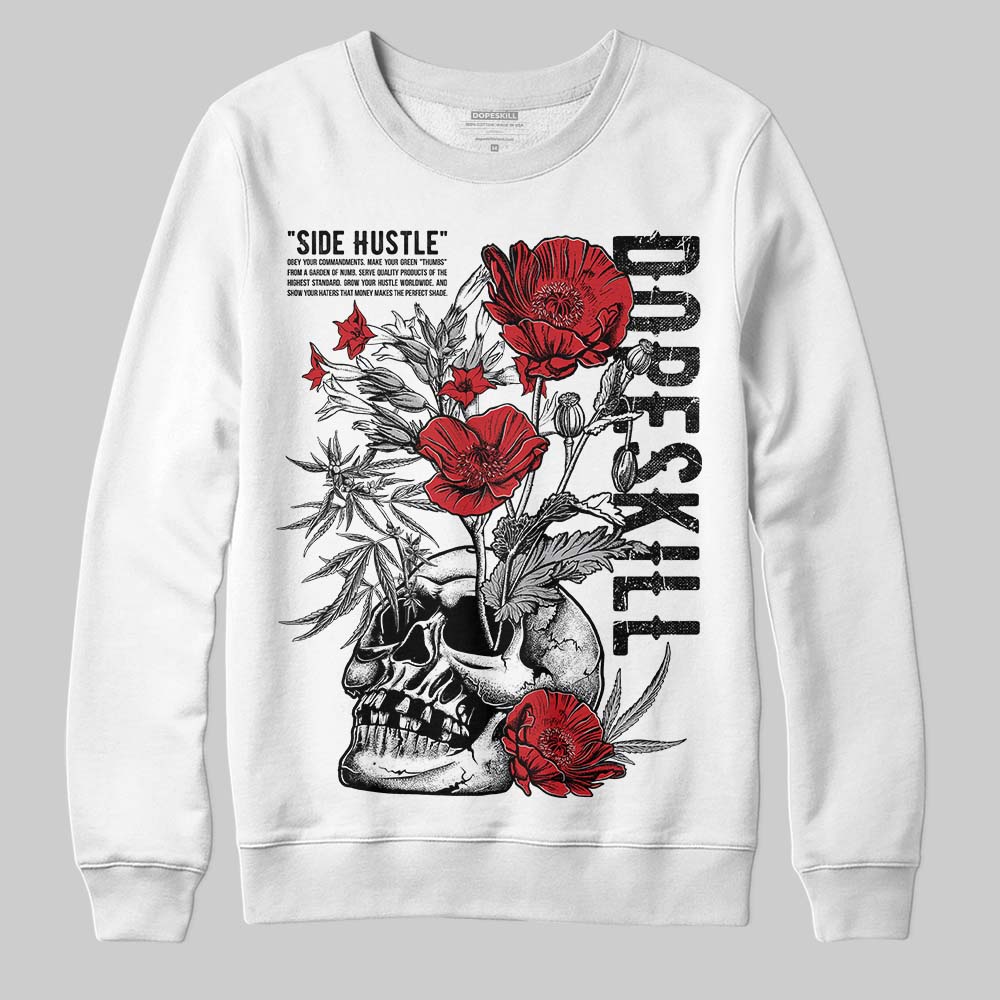 White Cement 4s superstreetwear Sweatshirt Side Hustle Graphic