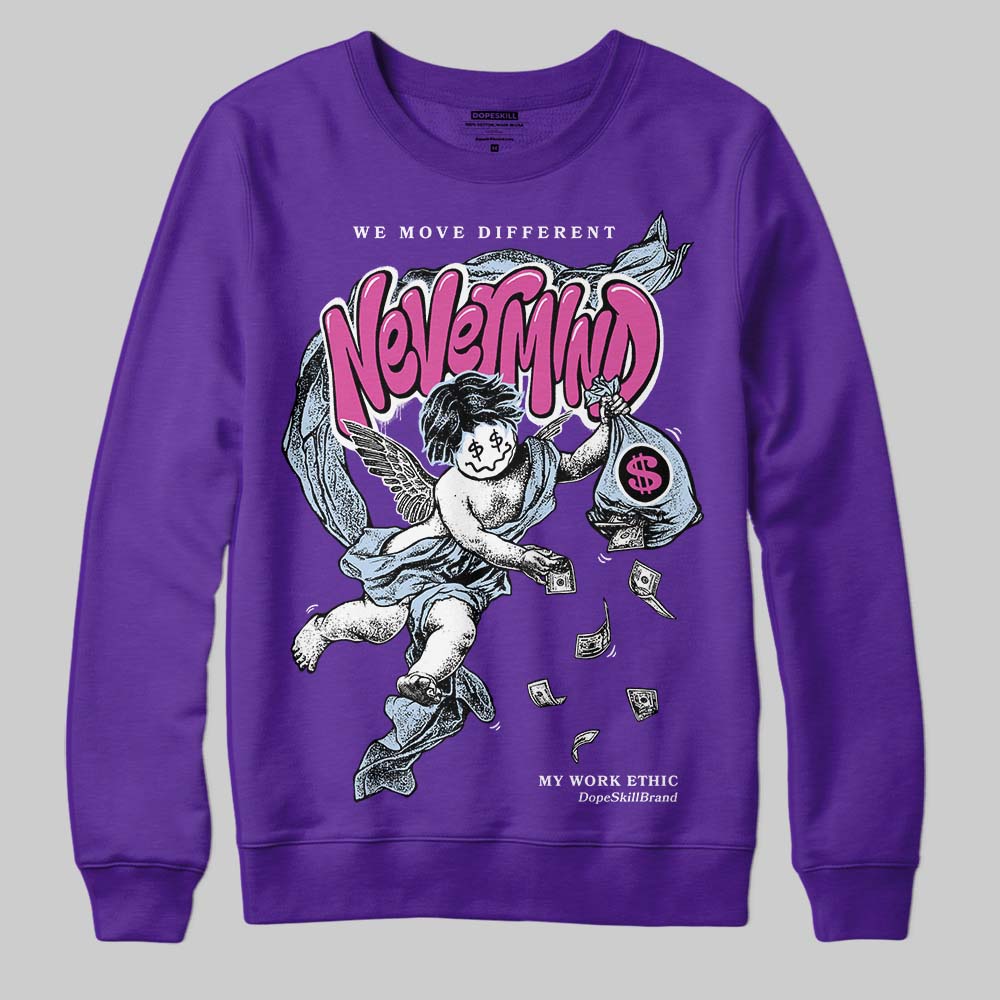 Grape 5s superstreetwear Sweatshirt Nevermind Graphic