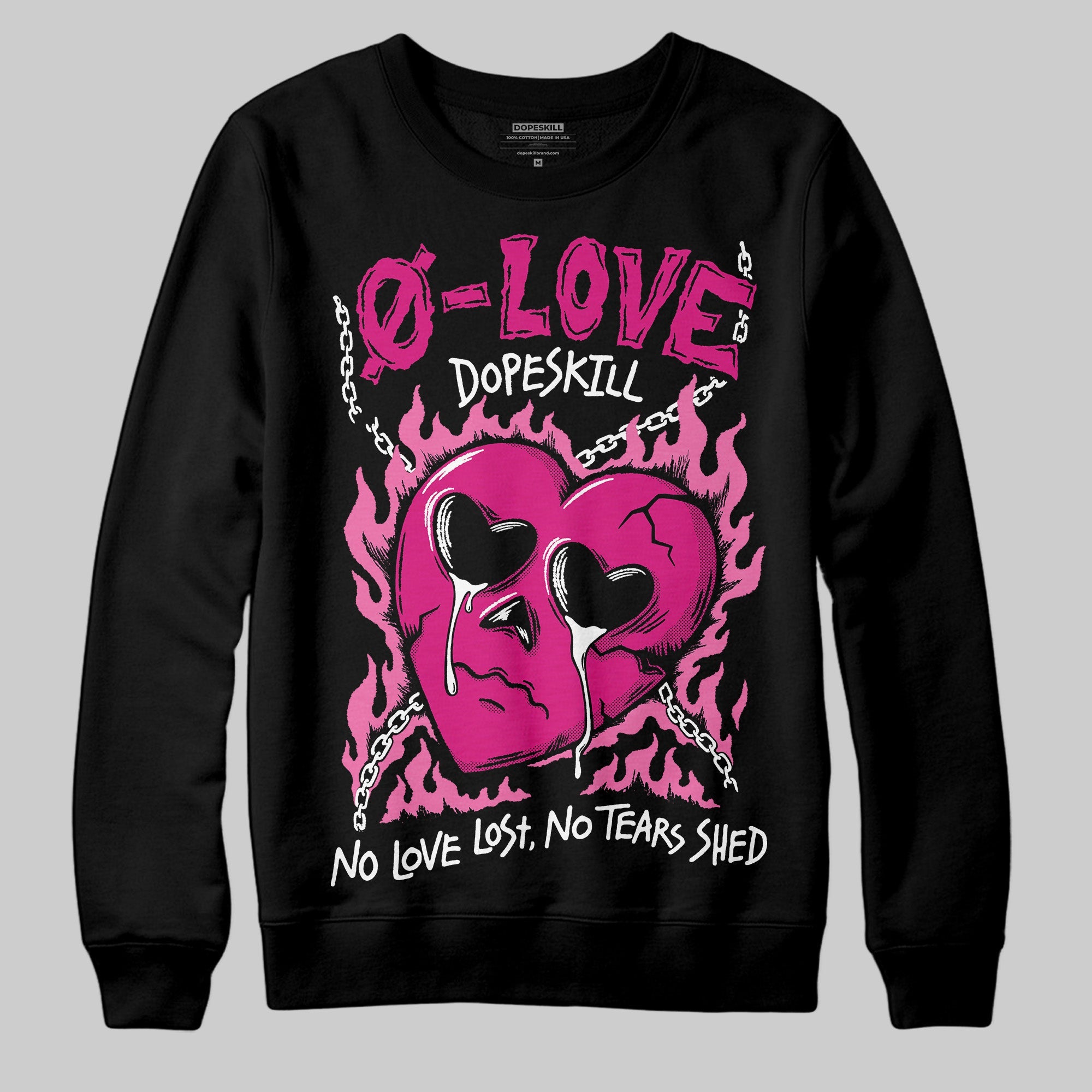 Rick RO Pink Leather Sneakers superstreetwear Sweatshirt Crying Heart Graphic