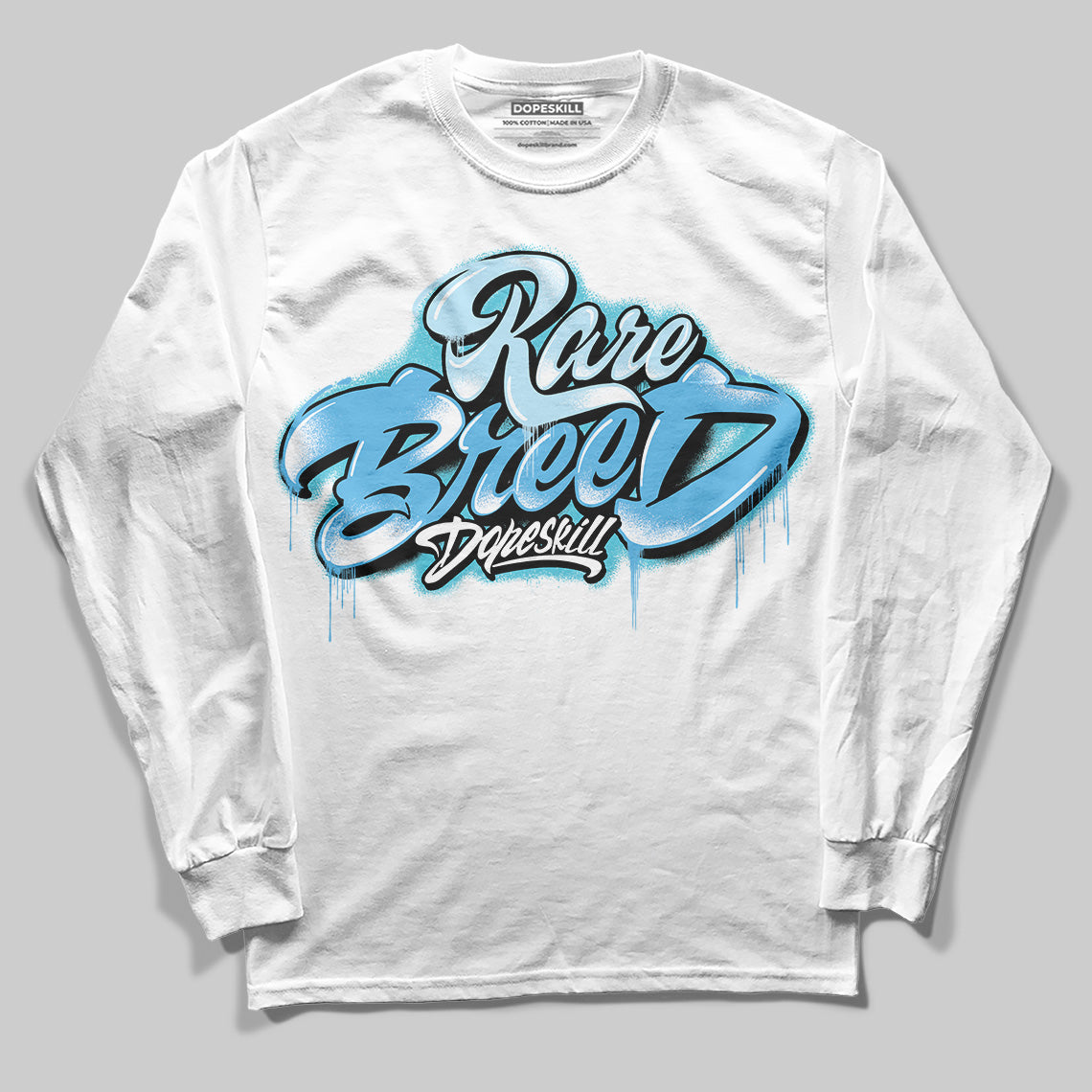 Legend Blue 11s superstreetwear Long Sleeve T-Shirt Rare Breed Type Graphic