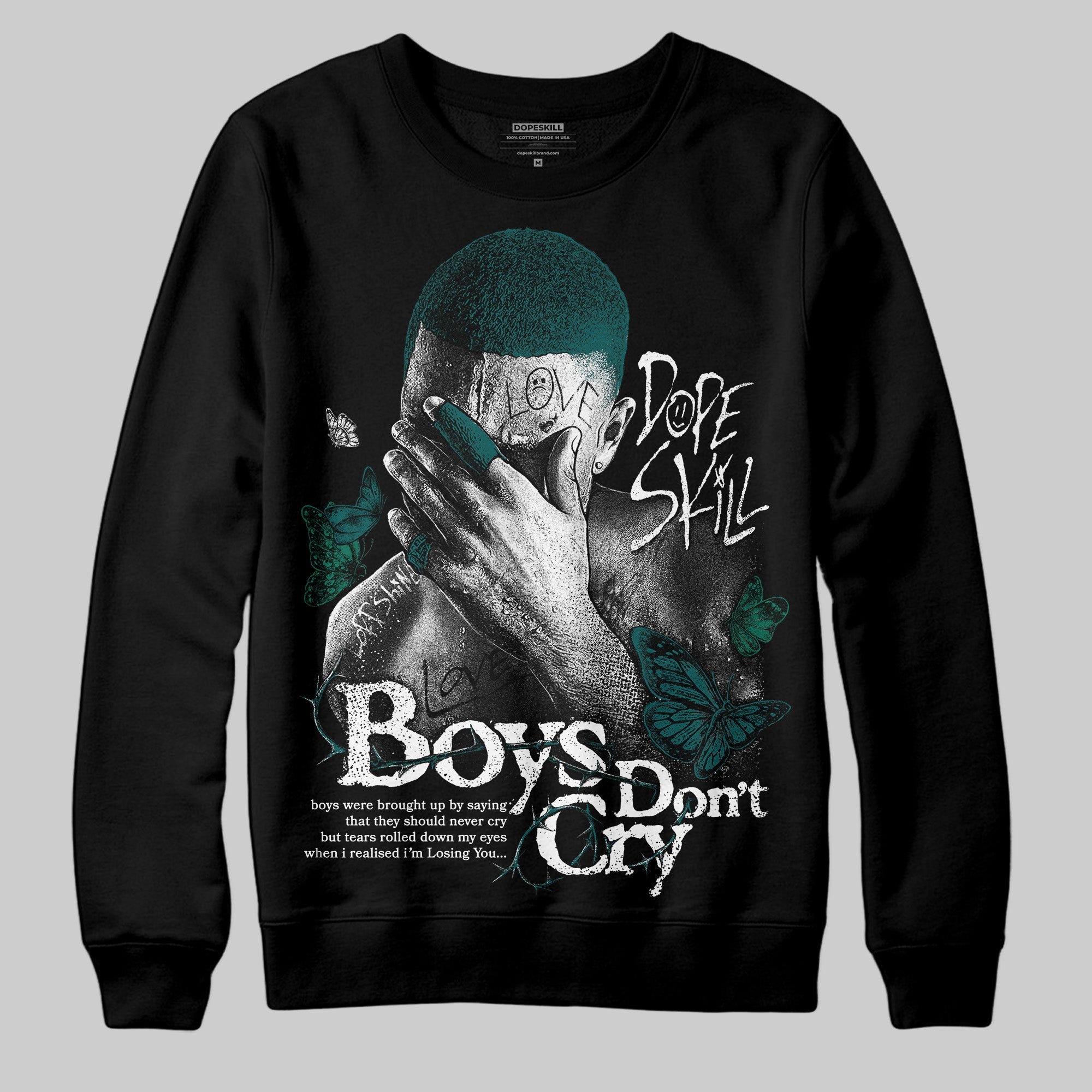 Gel 1130 White Dark Neptune superstreetwear Sweatshirt Boys Don't Cry Graphic