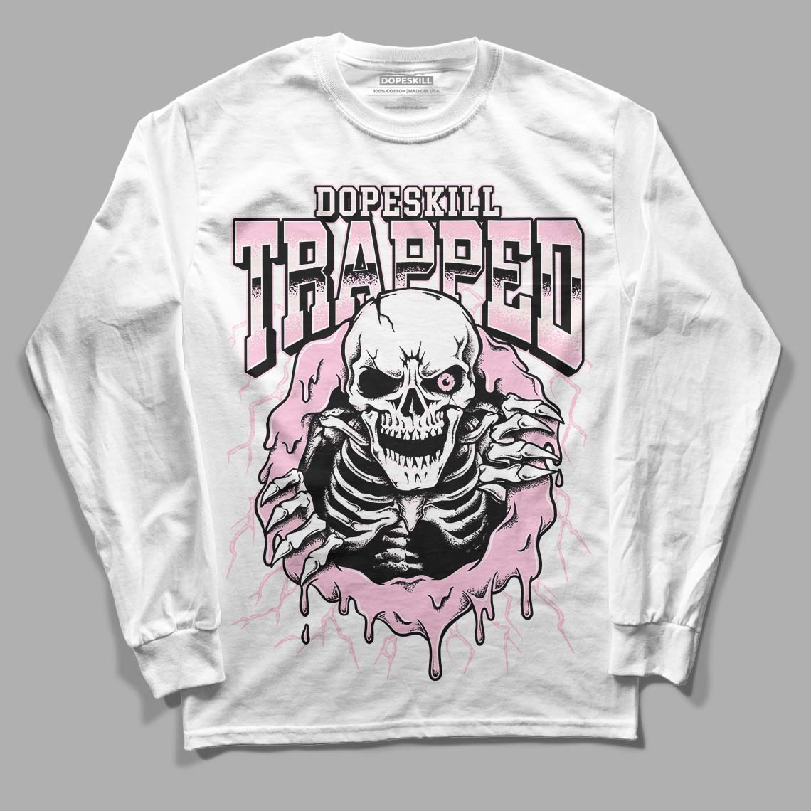 Dunk Low Pink Foam superstreetwear Long Sleeve T-Shirt Trapped Halloween Graphic