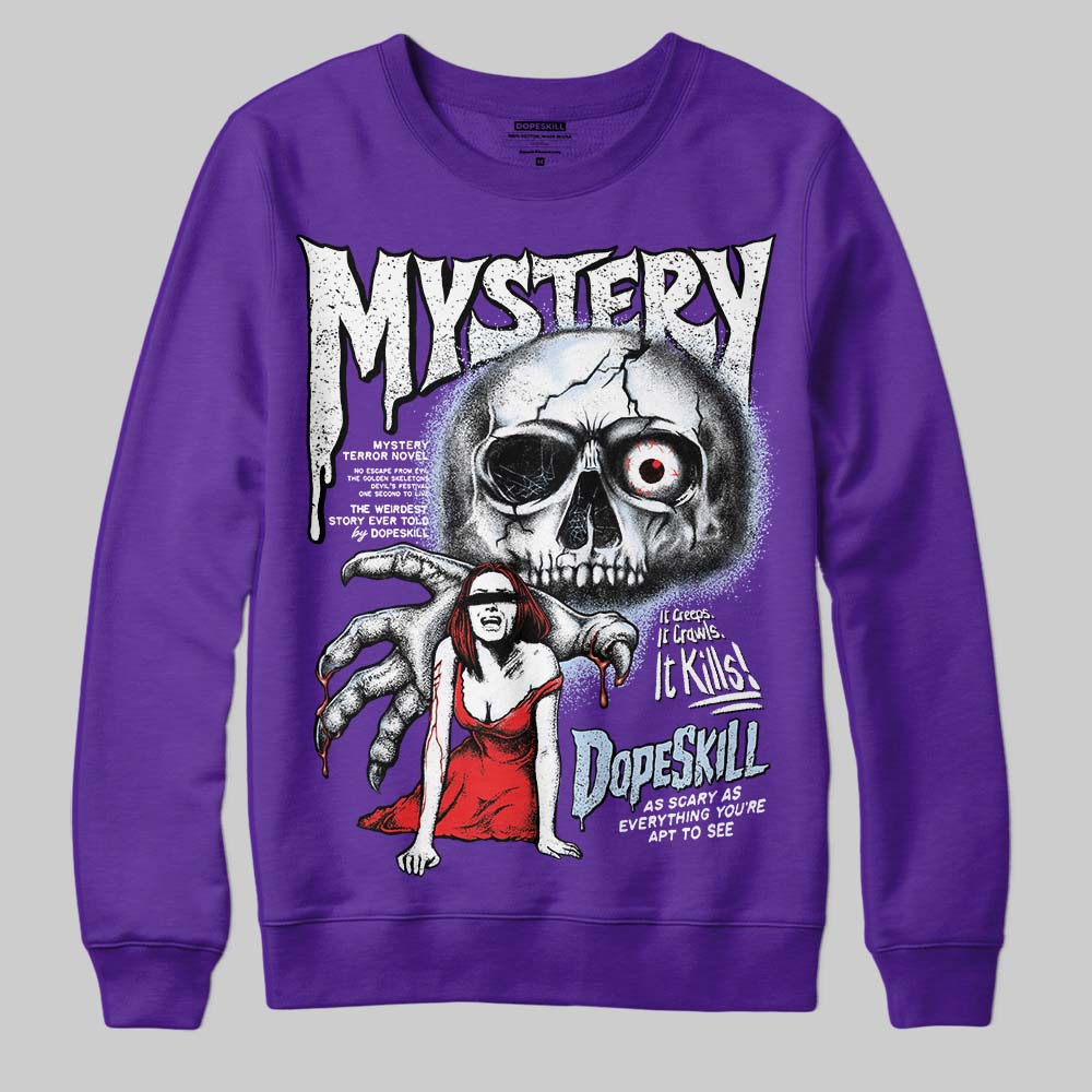 Grape 5s superstreetwear Sweatshirt Mystery Ghostly Grasp Graphic