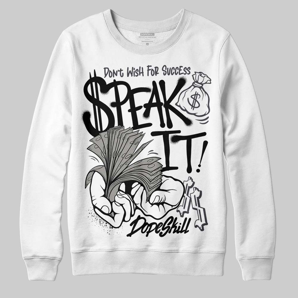 Black Cat 3s superstreetwear Sweatshirt Speak It Graphic