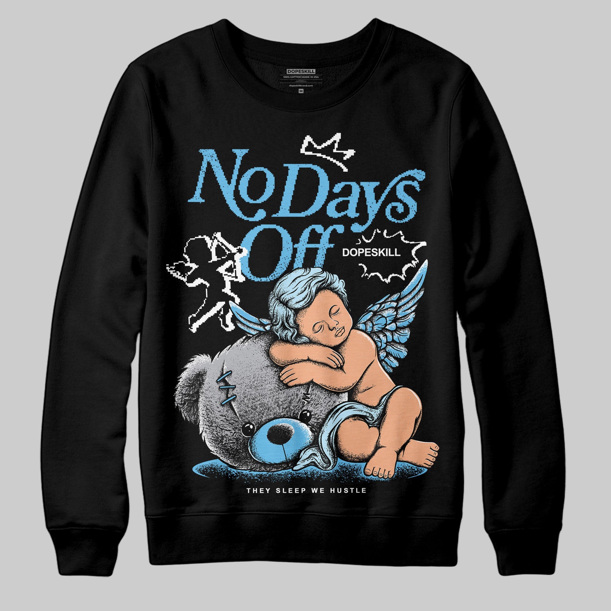 Legend Blue 11s superstreetwear Sweatshirt New No Days Off Graphic