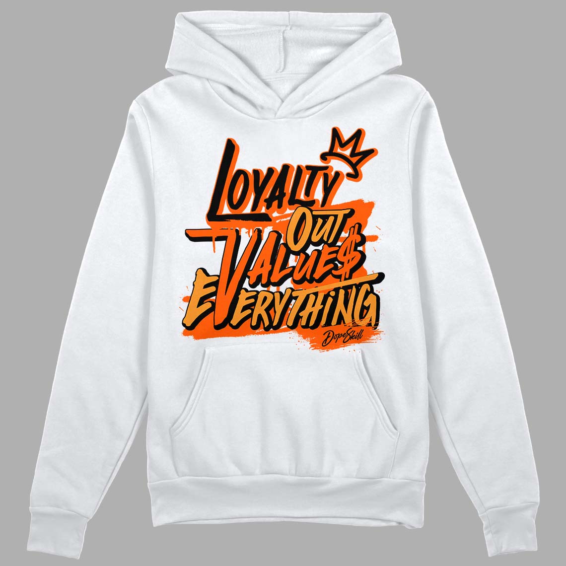 Brilliant Orange 12s superstreetwear Hoodie Sweatshirt LOVE Graphic