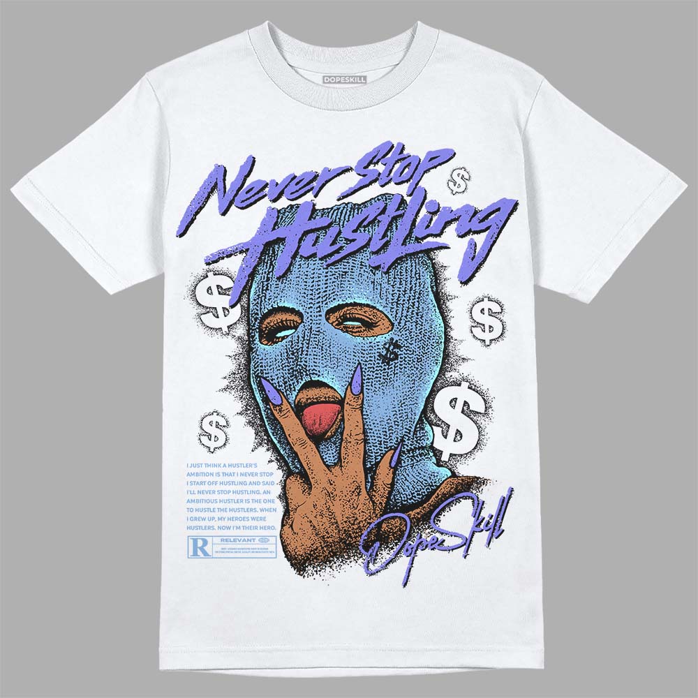 University Blue Collection superstreetwear T-Shirt Never Stop Hustling Graphic