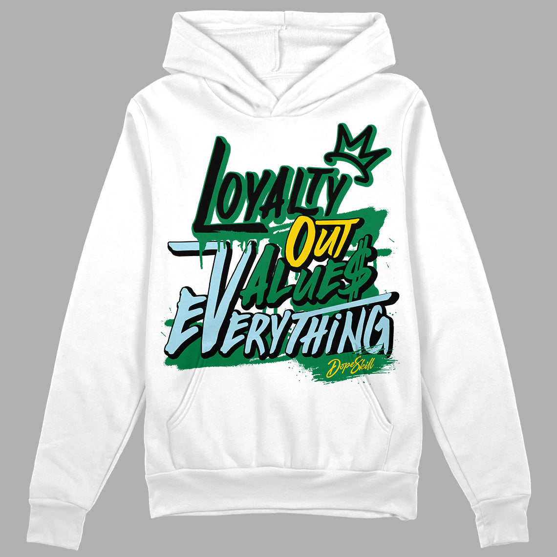 Lucky Green 5s superstreetwear Hoodie Sweatshirt LOVE Graphic