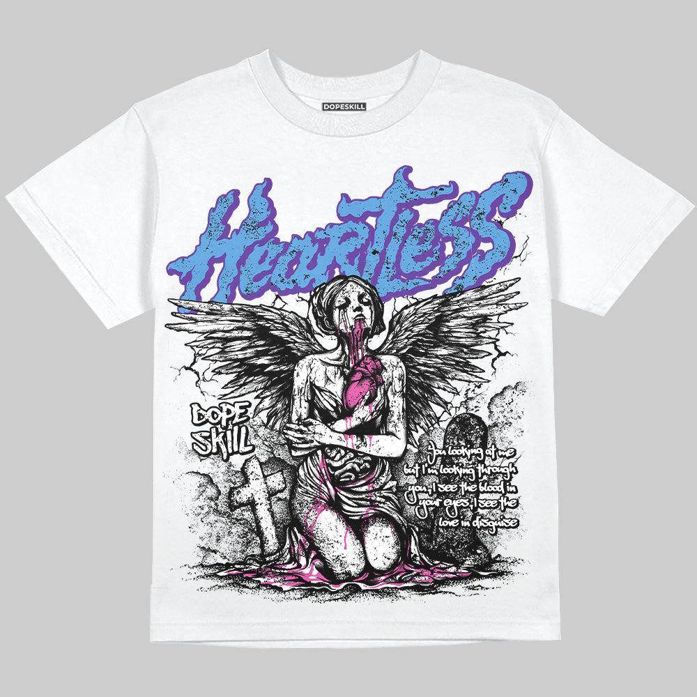 PURPLE Collection superstreetwear Oversize Print T-Shirt Heartless Graphic