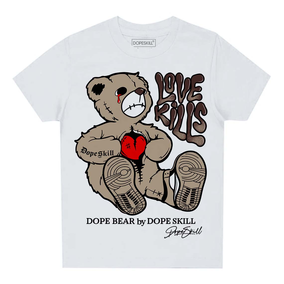 Latte 1s superstreetwear Toddler Kids T-shirt Love Kills Graphic