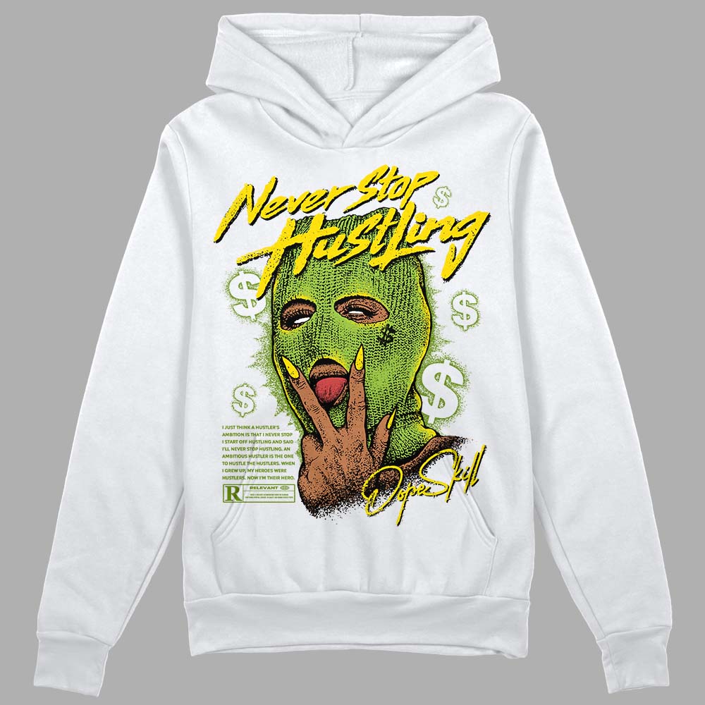 Dunk 'Chlorophyll' superstreetwear Hoodie Sweatshirt Never Stop Hustling Graphic