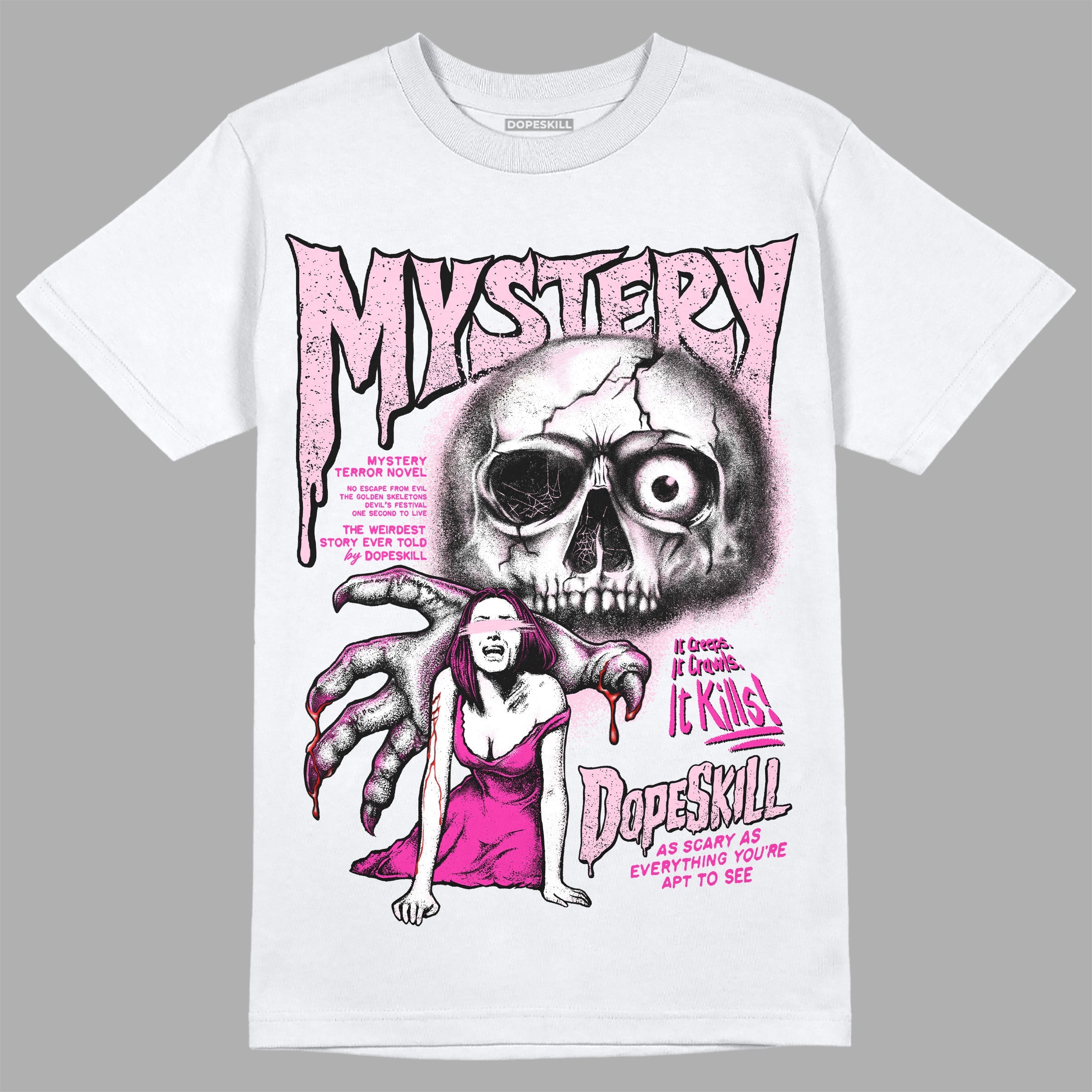 Triple Pink Dunk superstreetwear T-Shirt Mystery Ghostly Grasp Graphic