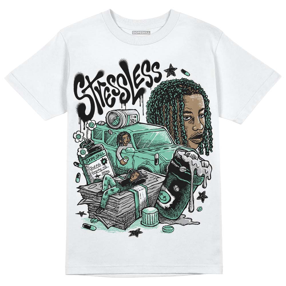 Green Glow 3s superstreetwear T-Shirt Stressless Graphic