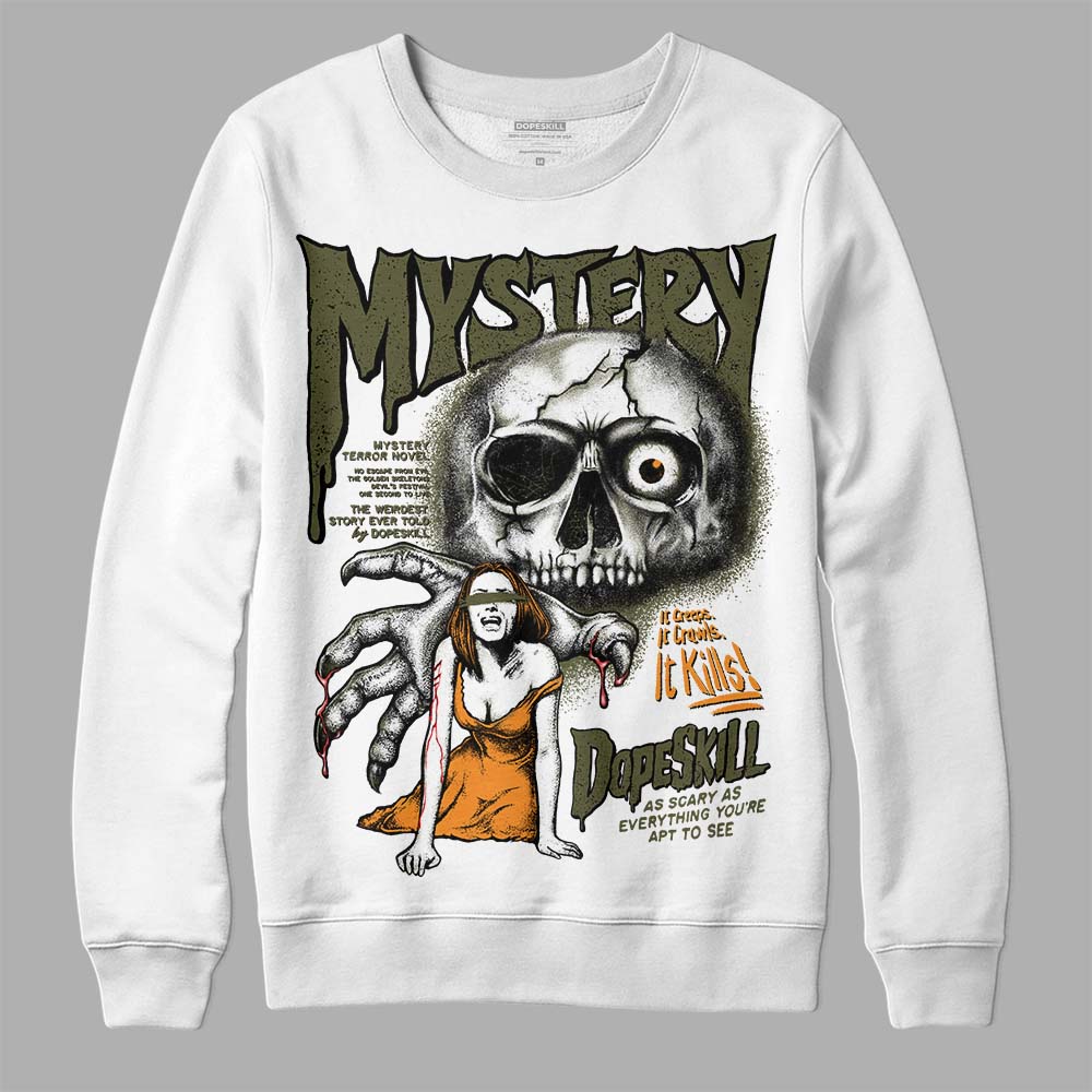 Olive 5s superstreetwear Sweatshirt Mystery Ghostly Grasp Graphic
