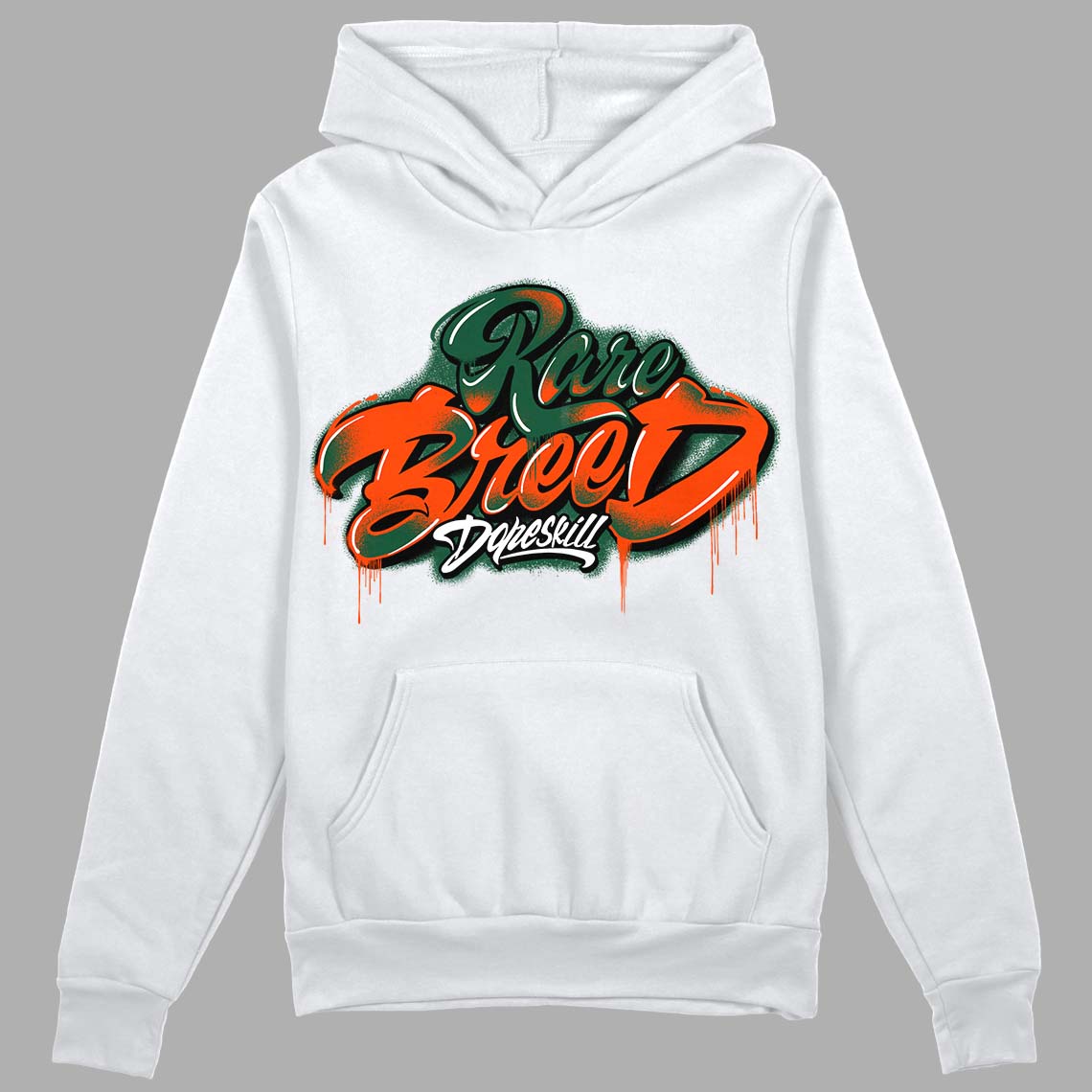 Dunk Low Team Dark Green Orange superstreetwear Hoodie Sweatshirt Rare Breed Type Graphic