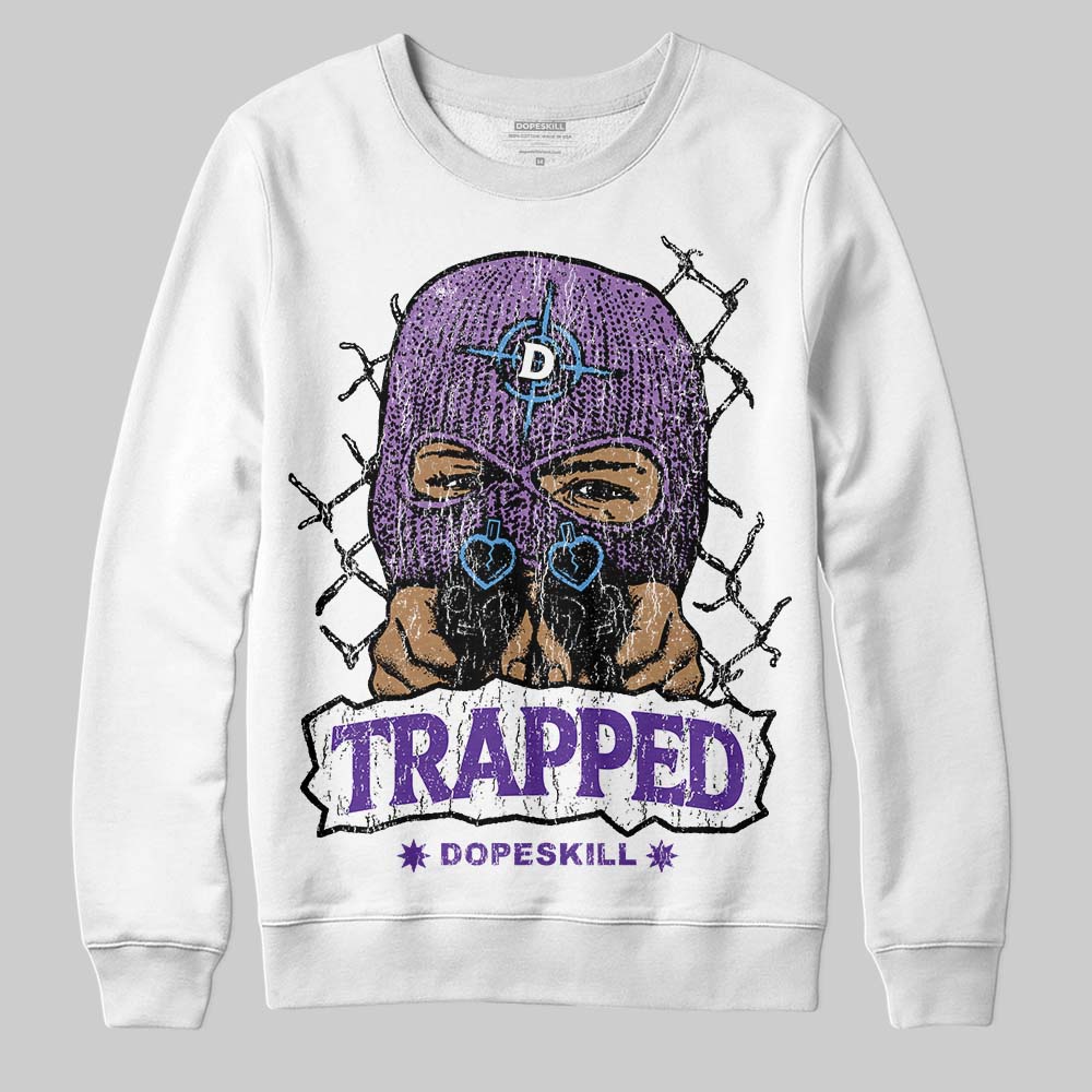 PURPLE Collection superstreetwear Sweatshirt New Trapped Graphic