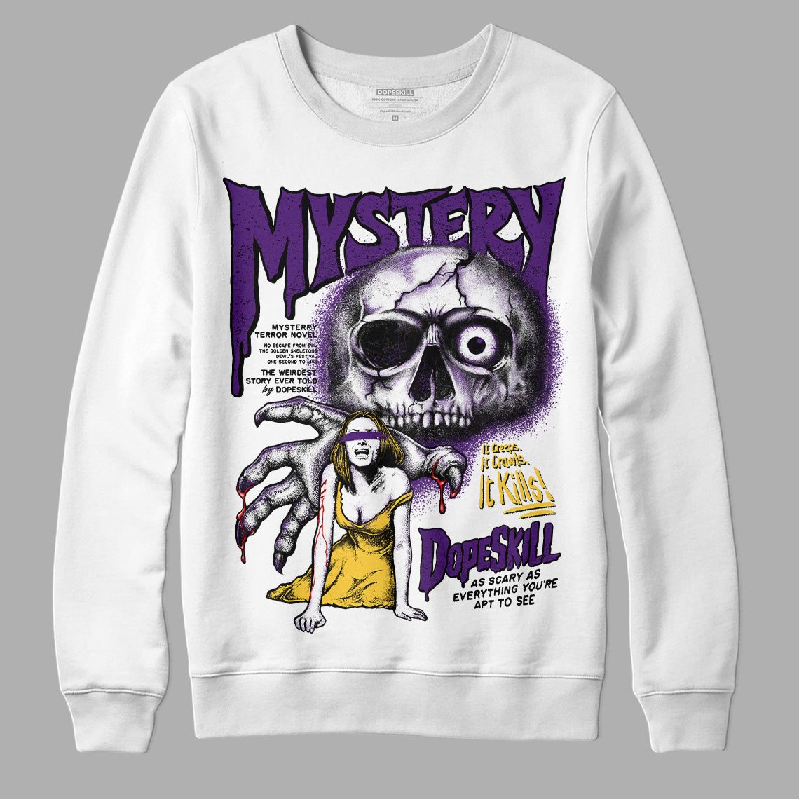 Field Purple 12s superstreetwear Sweatshirt Mystery Ghostly Grasp Graphic
