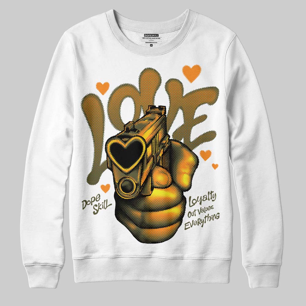 Olive Collection superstreetwear Sweatshirt Love Shot Graphic