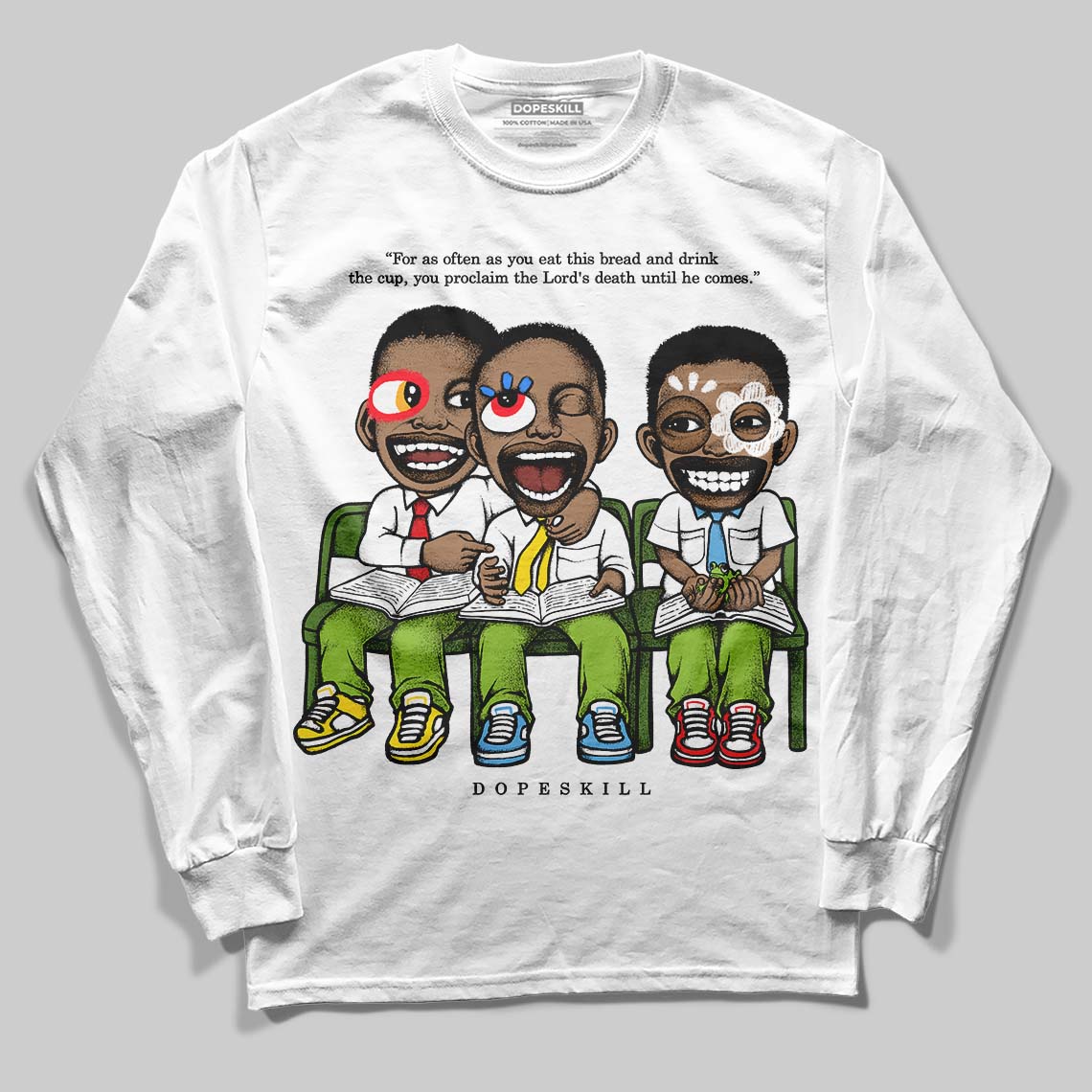 Dunk 'Chlorophyll' superstreetwear Long Sleeve T-Shirt First Sunday Graphic