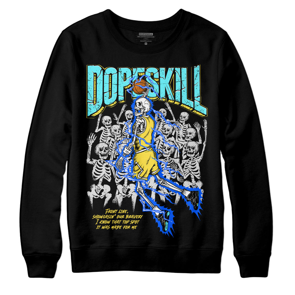 Aqua 5s superstreetwear Sweatshirt Thunder Dunk Graphic