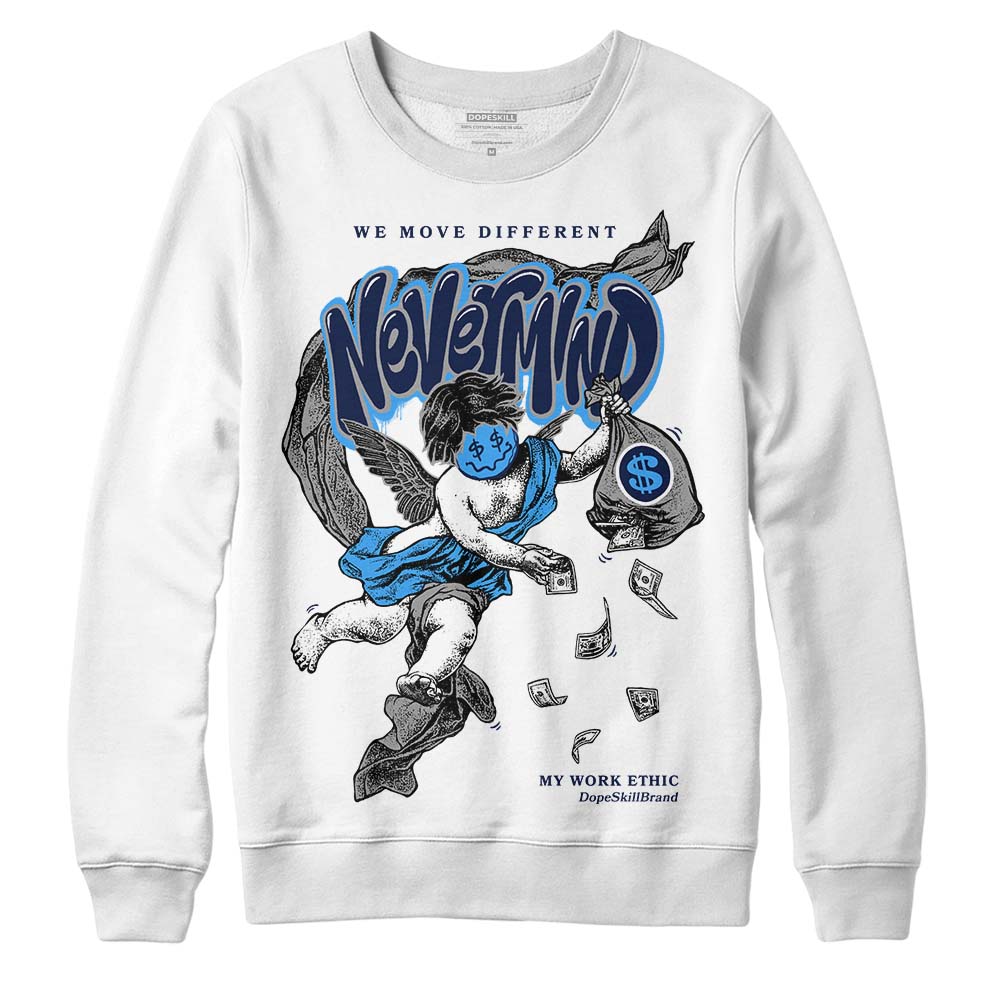 AJ Spizike White Obsidian superstreetwear Sweatshirt Nevermind Graphic