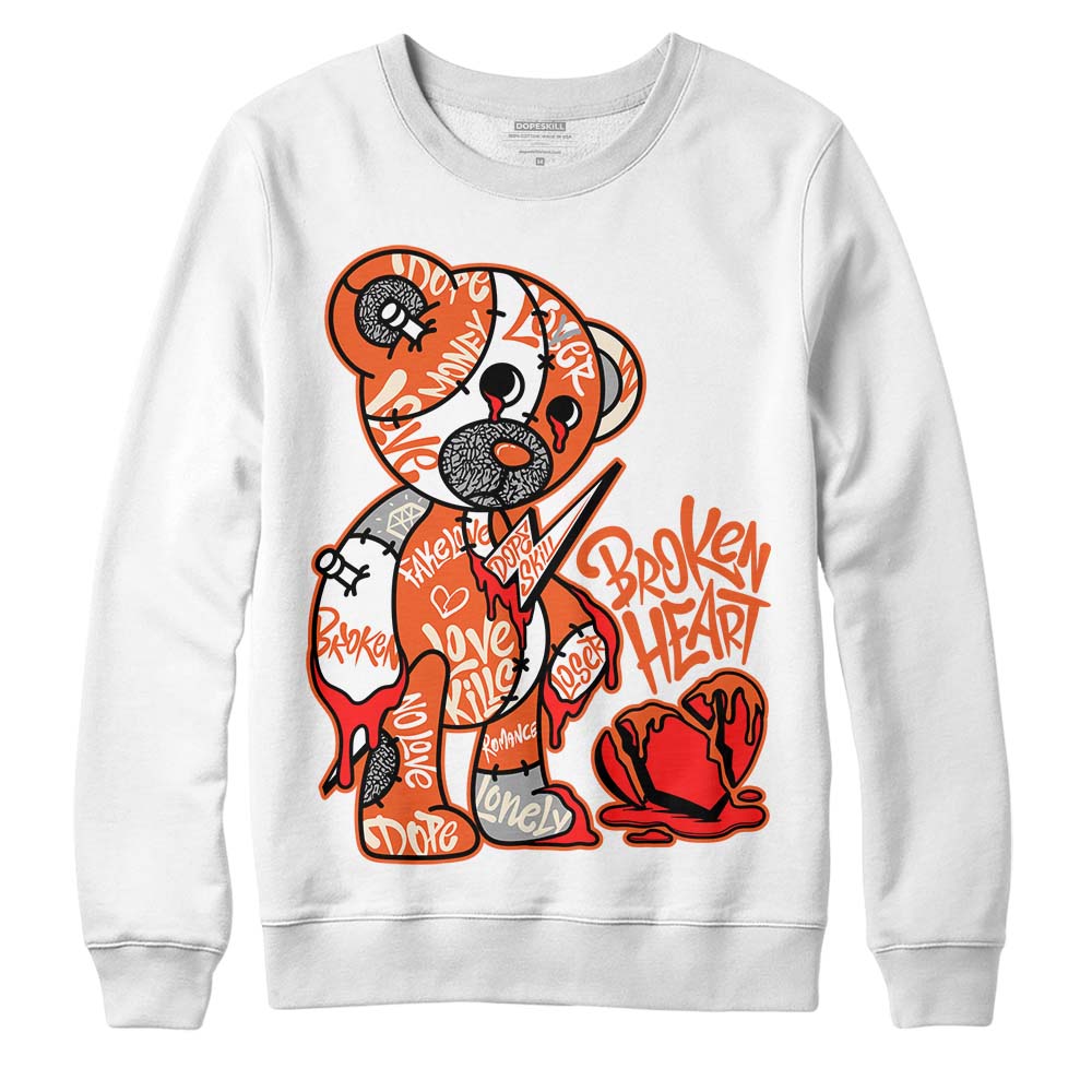 Georgia Peach 3s superstreetwear Sweatshirt Broken Heart Graphic