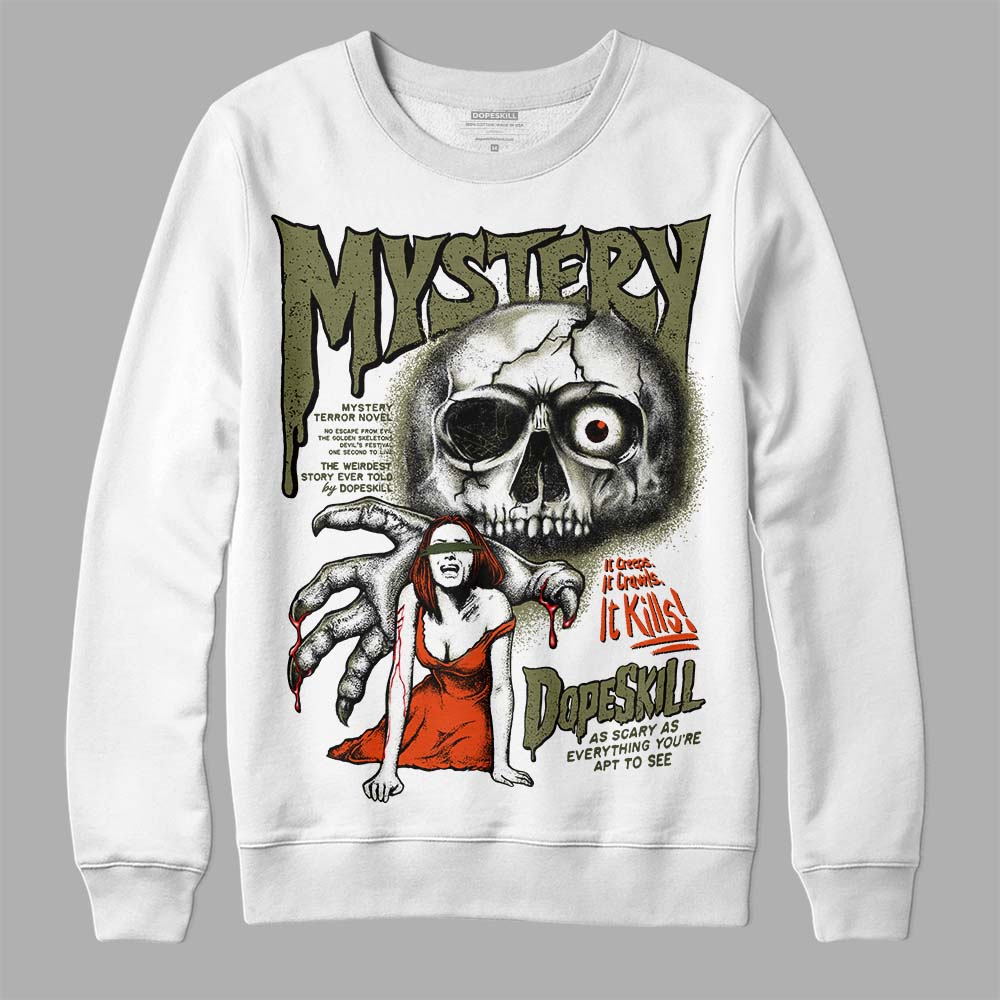 Olive Collection superstreetwear Sweatshirt Mystery Ghostly Grasp Graphic